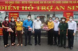 Nghệ An: mở điểm hỗ trợ công dân từ miền Nam về quê tránh dịch