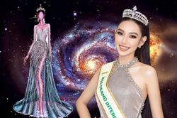 Độc quyền: NTK hé lộ về đầm dạ hội lốc xoáy ngân hà của Thùy Tiên ở Miss Grand đang gây sốt
