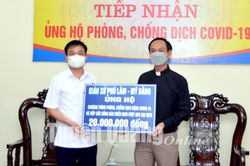 Giáo xứ Phú Lâm – Mỹ Bằng ủng hộ phòng, chống dịch Covid – 19