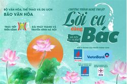 Truyền hình trực tiếp chương trình nghệ thuật 'Lời ca dâng Bác'
