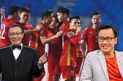 MC Lại Văn Sâm 'truyền lửa' cho tuyển Việt Nam, BLV Biên Cương làm thơ trước giờ bóng lăn