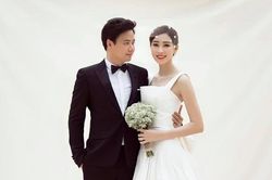 Hoa hậu Thu Thảo hiếm hoi khoe ảnh cưới bên chồng đại gia, thì ra là kỷ niệm 4 năm ngày cưới