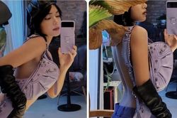 Châu Bùi khoe lưng trần quyến rũ, khoe sương sương mỗi chiếc túi vẫn đốt mắt fan
