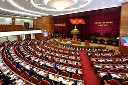 Thông cáo báo chí về ngày làm việc thứ ba của Hội nghị Trung ương 3