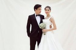 Hoa hậu Thu Thảo và ông xã cùng đăng ảnh kỷ niệm ngày cưới 'ngọt lịm' khiến fan ngưỡng mộ