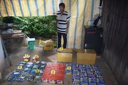 Giữa mùa dịch, vẫn tàng trữ gần 70kg pháo nổ trong nhà