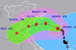 Tin bão khẩn cấp và các chỉ đạo ứng phó