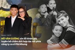 Hồ Văn Cường xin lỗi khán giả, tuyên bố chấm dứt hợp tác với phía công ty ca sĩ Phi Nhung