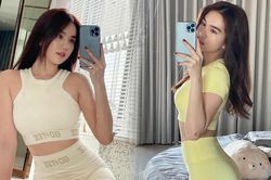 Mãn nhãn với đồ tập khoe hết cỡ đường cong mlem mlem của Ngọc Trinh