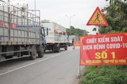 Hải Phòng mở lại vận tải hành khách liên tỉnh, lập chốt tại các bến xe