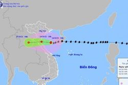 Tin bão khẩn cấp: Sức gió mạnh nhất vùng gần tâm bão số 8 mạnh cấp 8 (60-75km/giờ), giật cấp 11
