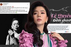 Lệ Quyên lên tiếng đính chính khi bị netizen nghi ngờ nữ ca sĩ ẩn ý nói tới lùm xùm cát-sê Hồ Văn Cường