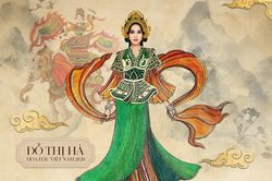 Hoa hậu Đỗ Hà mang hình ảnh nữ tướng Bà Triệu đến Miss World 2021