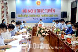 Hội nghị trực tuyến khối công thương địa phương năm 2021