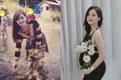 'Hot girl dân tộc' từng gây bão lộ nhan sắc khi mang thai