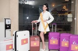 Ái Nhi sang Ai Cập thi Hoa hậu Liên lục địa 2021