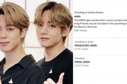 Đây là lý do V và Jimin BTS bất ngờ 'trending' tại Mỹ