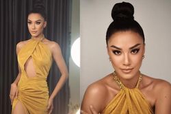 Kim Duyên thần thái đỉnh cao với sắc vàng phong thủy tại Miss Universe