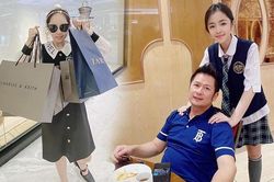 Con gái nuôi của Bằng Kiều sành điệu không đợi tuổi