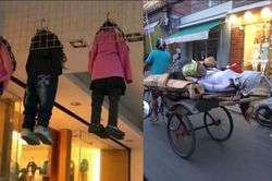 Thót tim với đủ kiểu 'dọa người' bằng hình nộm, chống chỉ định hội yếu bóng vía