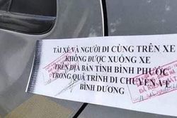 Dán niêm phong, không cho dân mở cửa xe là vi phạm quyền con người
