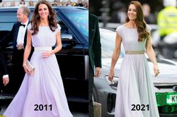 Xứng danh Công nương tiết kiệm của năm, Kate Middleton mặc lại váy 10 năm trước