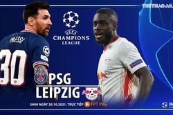 Soi kèo nhà cái PSG vs Leipzig. Nhận định, dự đoán bóng đá Cúp C1 (02h00, 20/10)