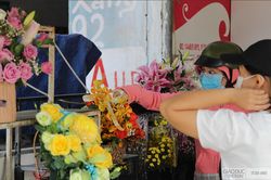 Đồng Nai: Nhiều cửa hàng hoa ít khách trong ngày 20/10