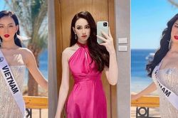 Sau khi phải mặc bikini mua ở chợ, Ái Nhi tỏa sáng với loạt váy dạ hội cắt xẻ gợi cảm