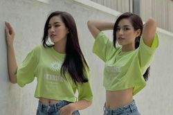 Hết vai trần yêu kiều, Đỗ Thị Hà lại khoe vòng eo thon gọn ai nhìn cũng mê