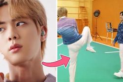 Hậu trường BTS: Jin thách Jungkook đấu tay đôi trong lúc đang quay quảng cáo Galaxy Flip 3