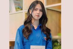 Nữ sinh là MC trường Đại học Công nghệ Đông Á gây 'sốt' với vẻ ngoài 'lai Tây'