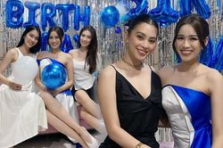'Mỹ nhân thiên hạ' Trần Tiểu Vy diện nguyên cây đen lấn át sắc vóc của Đỗ Thị Hà