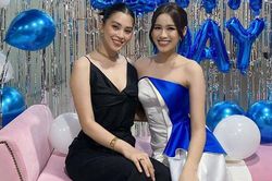 Tiểu Vy 'lép vế' trước đàn em khi cùng chung khung hình