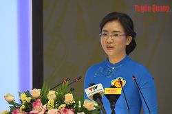 Phần thi của thí sinh Phạm Thị Bích Hường, giải A Hội thi Báo cáo viên, tuyên truyền viên giỏi cấp tỉnh năm 2021