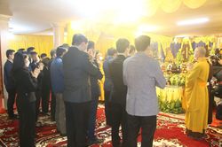 Ông Phạm Bình Minh, Phó Thủ tướng Thường trực Chính phủ viếng tang Đức Pháp chủ GHPGVN