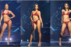 Thí sinh Hoa hậu Hoàn vũ Thái Lan 2021 rực lửa trình diễn bikini