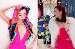 40 tuổi, Lệ Quyên vẫn đam mê bất chấp với sắc màu hồng xì tin