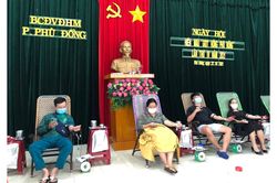 Pleiku: Ngày hội hiến máu 'Giọt hồng Phù Đổng'