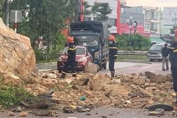 Sạt lở núi Bà Hỏa, nhiều người bị thương