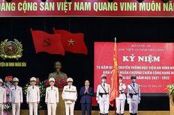 Học viện ANND kỷ niệm 75 năm Ngày truyền thống và đón nhận Huân chương Chiến công hạng Nhất