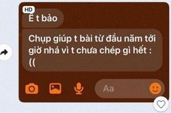 Không chép bài lớp online từ đầu năm học, nam sinh vội cầu cứu và pha xử lý cực quyết đoán của người bạn