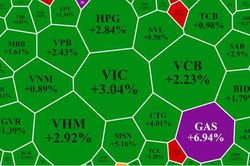 GAS 'dắt' VN-Index lên đỉnh lịch sử mới, vốn ngoại 'múc' ròng ngàn tỷ
