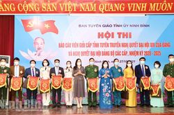 Khai mạc Hội thi báo cáo viên giỏi cấp tỉnh