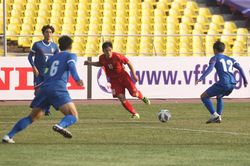 U23 Việt Nam vất vả đánh bại U23 Đài Loan (Trung Quốc)