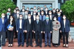 Đoàn Trưởng cơ quan đại diện Việt Nam ở nước ngoài nhiệm kỳ 2021-2024 làm việc tại Bộ Khoa học và Công nghệ