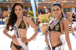 Thí sinh Miss Intercontinental mặc đồ bơi: Ái Nhi ấn tượng, đối thủ lộ rõ dấu vết 'dao kéo'