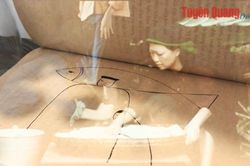 Không gian miền núi trong Tiếng đàn môi sau bờ rào đá
