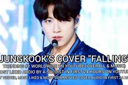 Jungkook BTS hát cover thôi cũng 'trending' toàn cầu, lập kỷ lục mới