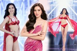 Miss World 'bonus' đêm trang phục biển: Đỗ Hà đã sẵn sàng cháy hết mình với đôi chân dài 1m11?